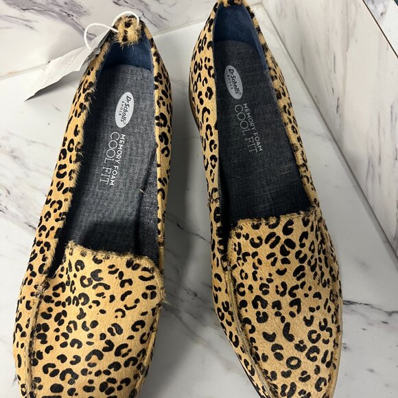 Dr. Scholl's  Elegant Shoes Color: Leopard Pony Hair Size: 10 Width - Picture 2 of 6